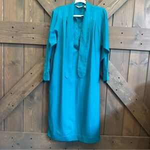 Vintage Elegant Teal Dress